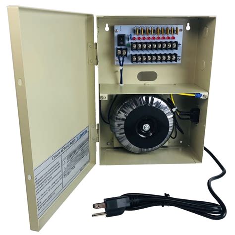 power distribution box for security cameras|24v security camera power box.